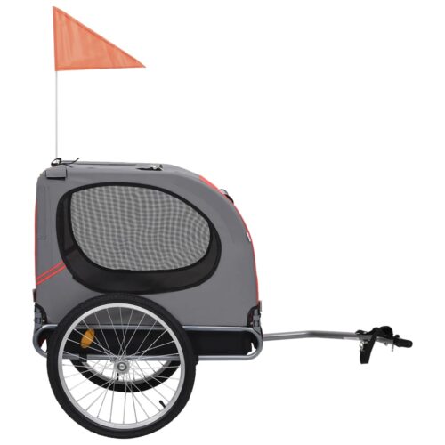 Pet Bike Trailer Red Black - Image 2