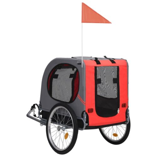 Pet Bike Trailer Red Black - Image 3