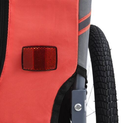 Pet Bike Trailer Red Black - Image 5