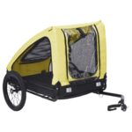 Pet Bike Trailer Yellow Black