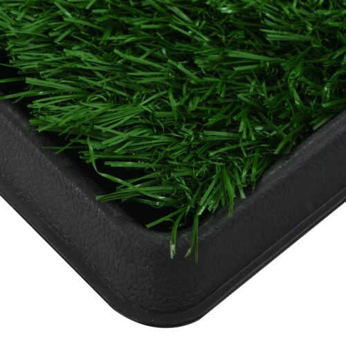 Pet Toilet Training Tray Grass Mat Portable Dog Potty Pad WC Turf Loo 64x51x3cm - Image 6