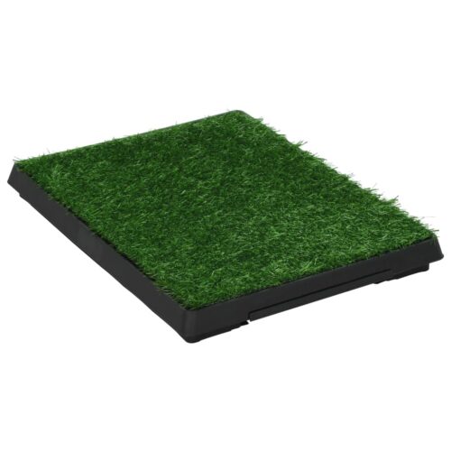 Pet Toilet Training Tray Grass Mat Portable Dog Potty Pad WC Turf Loo 63x50x7cm - Image 2