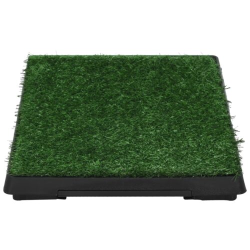 Pet Toilet Training Tray Grass Mat Portable Dog Potty Pad WC Turf Loo 63x50x7cm - Image 3