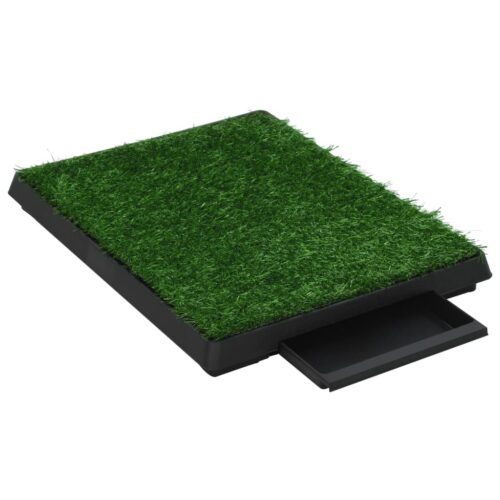 Pet Toilet Training Tray Grass Mat Portable Dog Potty Pad WC Turf Loo 63x50x7cm - Image 4
