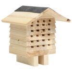 Bee Hotel Solid Firwood 22x20x20cm