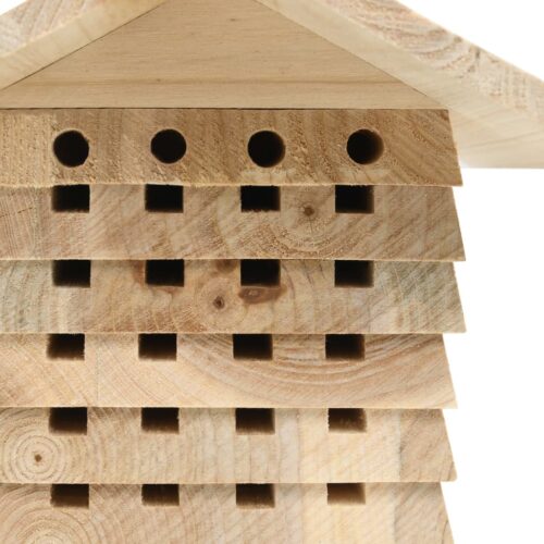 Bee Hotel Solid Firwood 22x20x20cm - Image 6