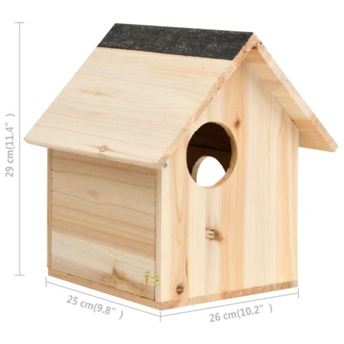 Squirrel House Solid Firwood 26x25x29cm - Image 9