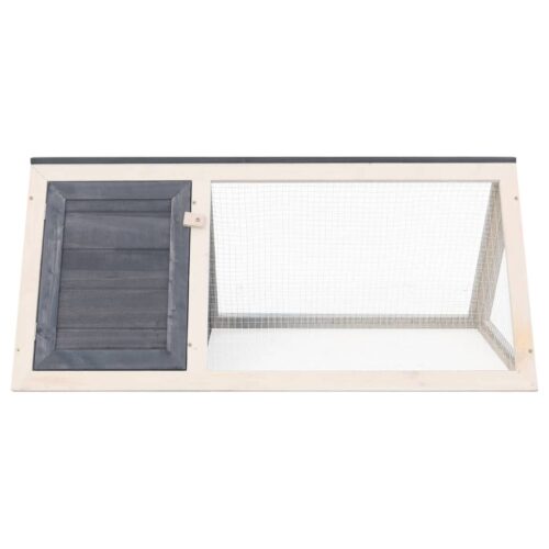 Animal Rabbit Cage Grey Wood - Image 3