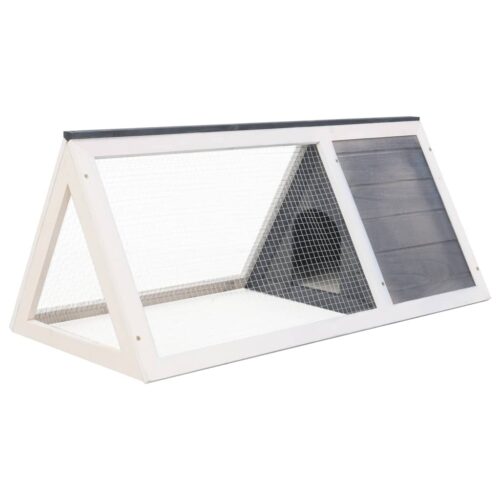 Animal Rabbit Cage Grey Wood - Image 4
