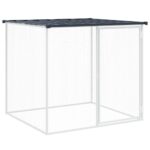 Chicken Cage with Roof Anthracite 103x98x90cm Galvanised Steel