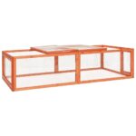 Rabbit Hutch 183x90x46.5cm Solid Firwood