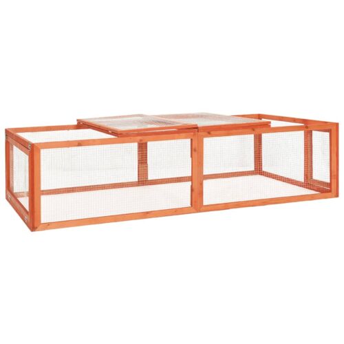 Rabbit Hutch 183x90x46.5cm Solid Firwood