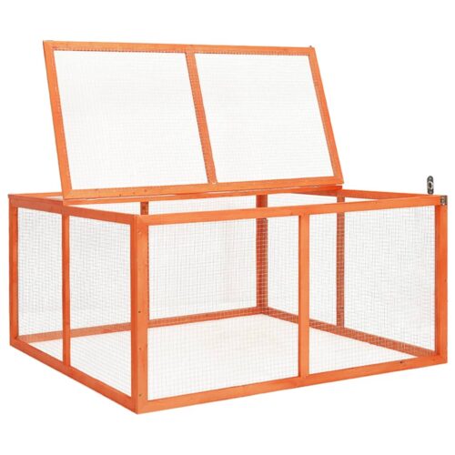 Rabbit Hutch 124x120x60cm Solid Firwood - Image 3