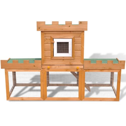 Outdoor Large Rabbit Hutch House Pet Cage Single House - Image 2