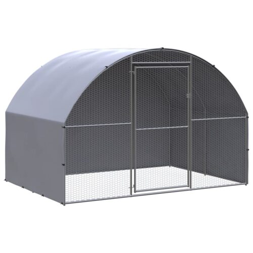 Outdoor Chicken Coop 3x2x2mGalvanised Steel