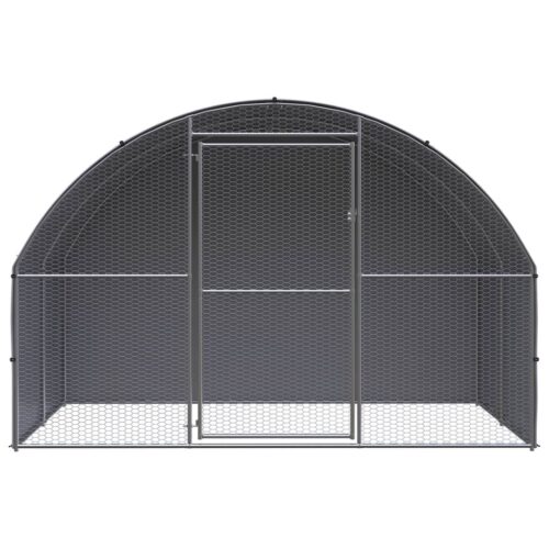 Outdoor Chicken Coop 3x2x2mGalvanised Steel - Image 2