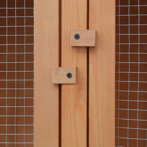 Animal Rabbit Cage 6 Rooms Wood - Image 6