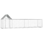 Chicken Coop 5x1x1.5mGalvanised Steel