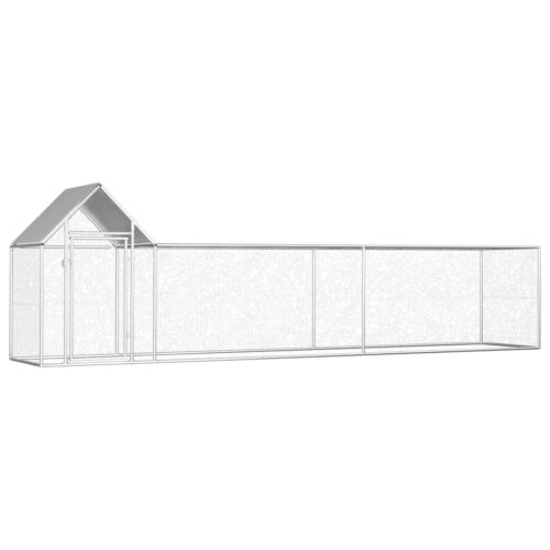 Chicken Coop 5x1x1.5mGalvanised Steel