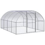 Outdoor Chicken Coop 3x4x2mGalvanised Steel