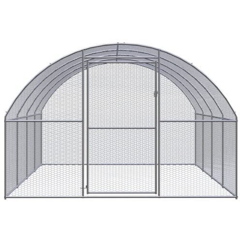 Outdoor Chicken Coop 3x4x2mGalvanised Steel - Image 2