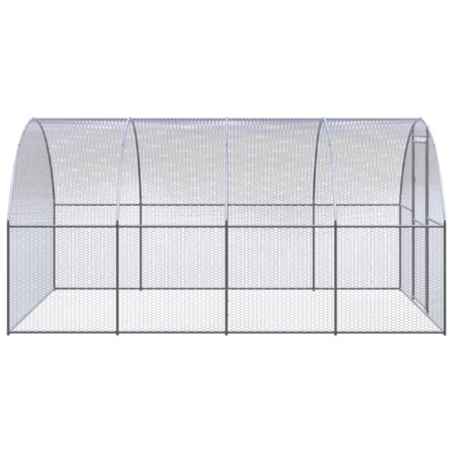 Outdoor Chicken Coop 3x4x2mGalvanised Steel - Image 3