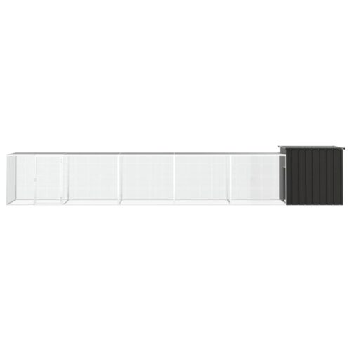 Chicken Cage Anthracite 600x91x100cm Galvanised Steel - Image 3