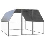 Outdoor Chicken Cage 3x4x2mGalvanised Steel