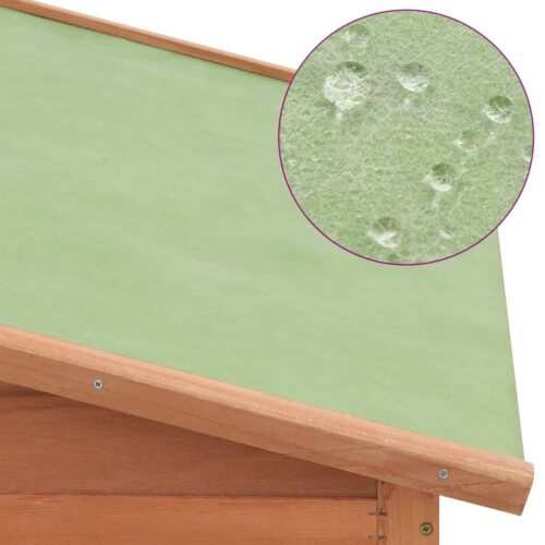 Chicken Coop with Nest Box Solid Fir Wood - Image 5