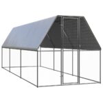 Outdoor Chicken Cage 2x6x2mGalvanised Steel