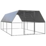 Outdoor Chicken Cage 3x6x2mGalvanised Steel