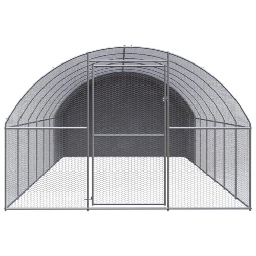 Outdoor Chicken Coop 3x8x2mGalvanised Steel - Image 2