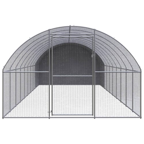 Outdoor Chicken Coop 3x10x2mGalvanised Steel - Image 2