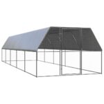 Outdoor Chicken Cage 3x10x2mGalvanised Steel