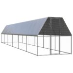 Outdoor Chicken Cage 2x12x2mGalvanised Steel