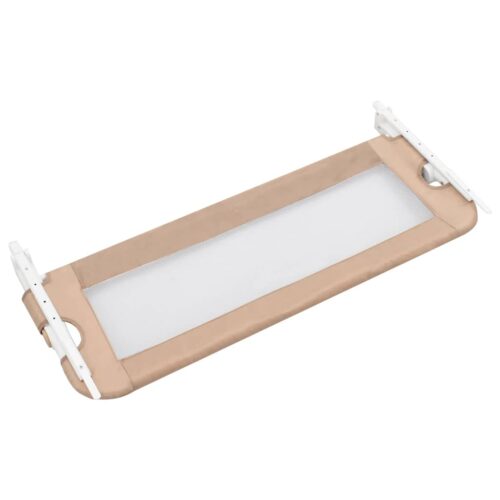Toddler Safety Bed Rail Taupe 102x42cm Polyester - Image 4