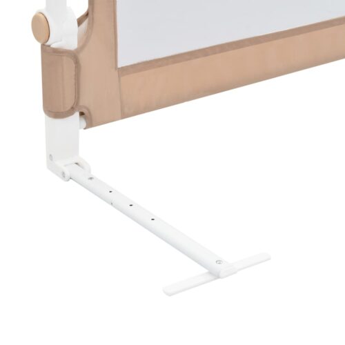 Toddler Safety Bed Rail Taupe 102x42cm Polyester - Image 6