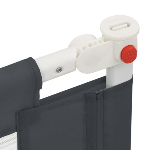 Toddler Safety Bed Rail Dark Grey 160x25cm Fabric - Image 6