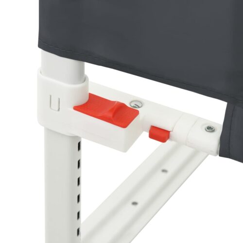 Toddler Safety Bed Rail Dark Grey 160x25cm Fabric - Image 7