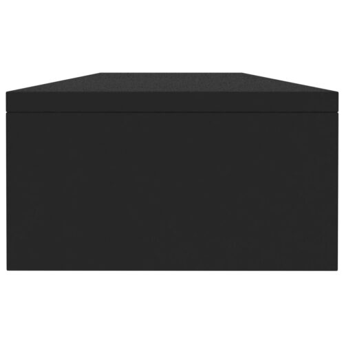 Monitor Stand Black 100x24x13cm Engineered Wood - Image 5
