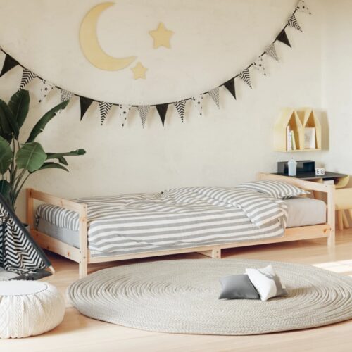 Kids Bed Frame 90x190cm Solid Wood Pine