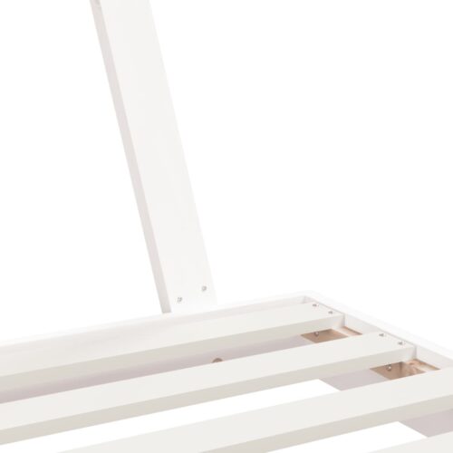 Kids Bed Frame White 90x190cm Solid Wood Pine - Image 7