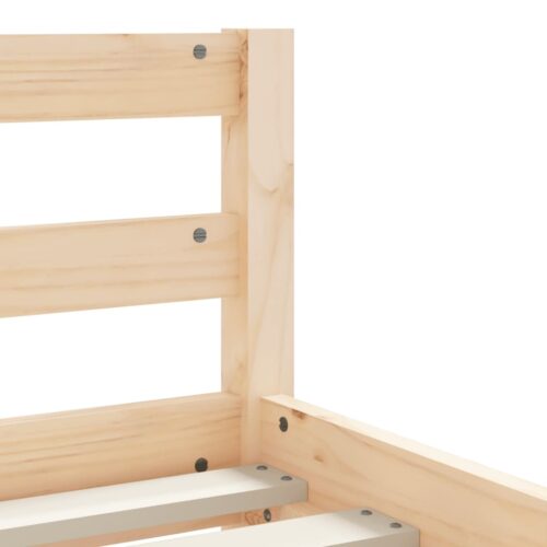 Kids Bed Frame with Drawers 90x190cm Solid Wood Pine - Image 8