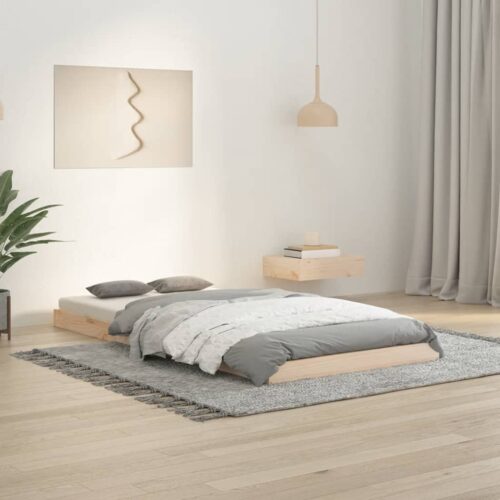 Bed Frame 90x190cm Solid Wood Pine