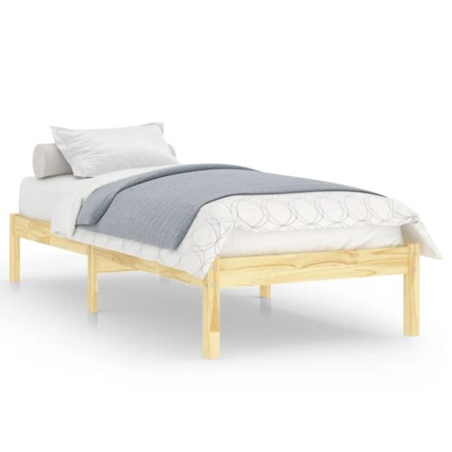 Bed Frame Solid Wood 90x190cm - Image 2