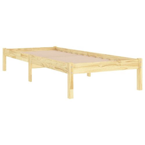 Bed Frame Solid Wood 90x190cm - Image 3