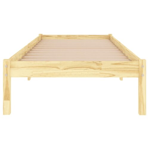 Bed Frame Solid Wood 90x190cm - Image 4