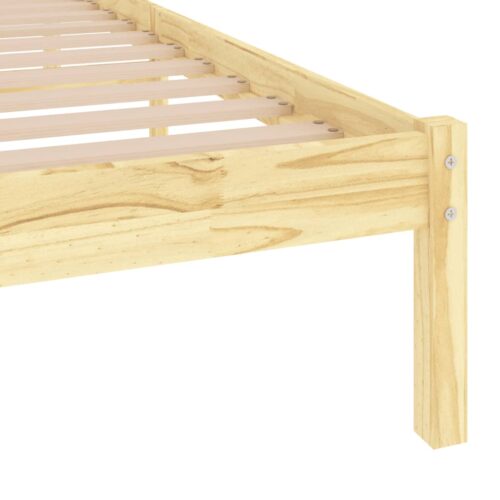 Bed Frame Solid Wood 90x190cm - Image 6