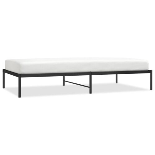 Metal Bed Frame Black 107x203cm King Single - Image 2