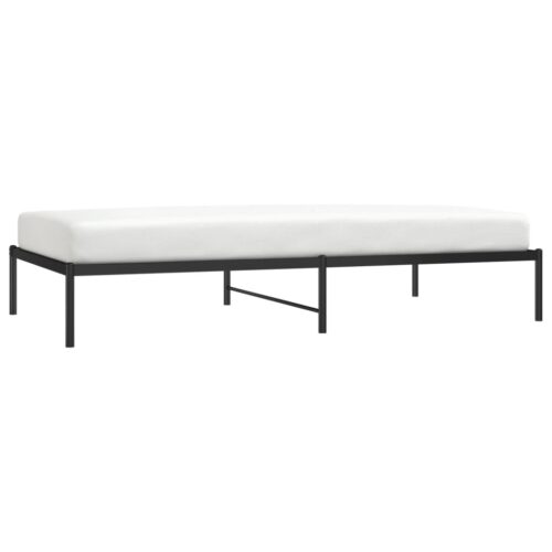 Metal Bed Frame Black 107x203cm King Single - Image 3